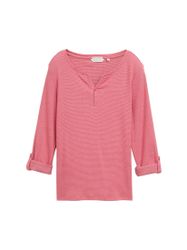 TOM TAILOR Henleyshirt mit Turn-Up-Arm günstig online kaufen