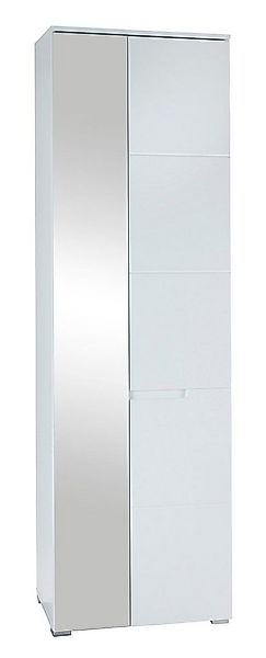 Garderobe Garderobenschrank, SABIA, Weiß, B 60 cm, T 40 cm günstig online kaufen
