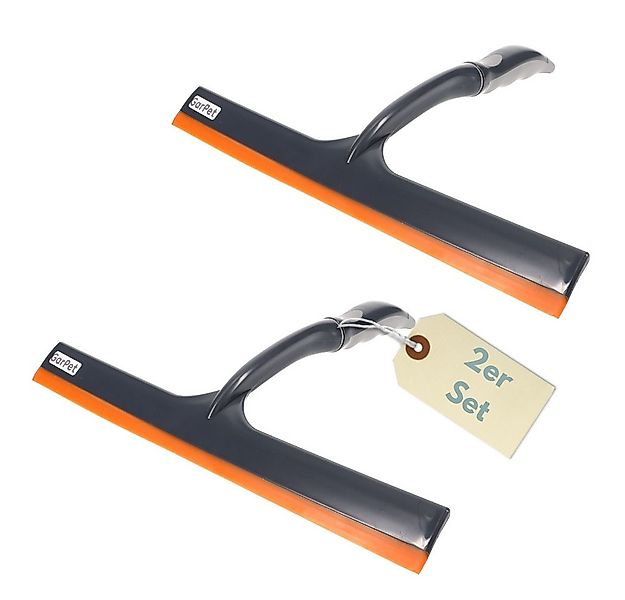 GarPet Duschabzieher 2er Set Glasabzieher mit Silikonlippe 30 cm Abzieher D günstig online kaufen