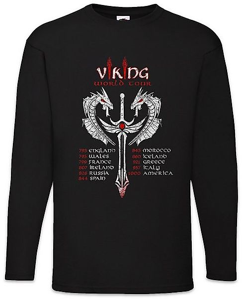 Urban Backwoods Langarmshirt Viking World Tour Langarm T-Shirt Vikings Wiki günstig online kaufen