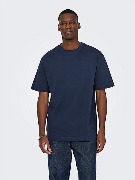 ONLY & SONS Rundhalsshirt ONSFRED RLX SS TEE Baumwolle, relaxed fit günstig online kaufen