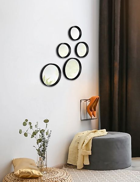 MIRRORS AND MORE Dekospiegel "Vivien" Wandspiegel, rund günstig online kaufen