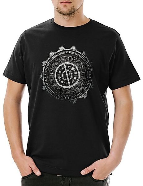 Urban Backwoods Print-Shirt Guild of Engineers Herren T-Shirt Mortal Symbol günstig online kaufen
