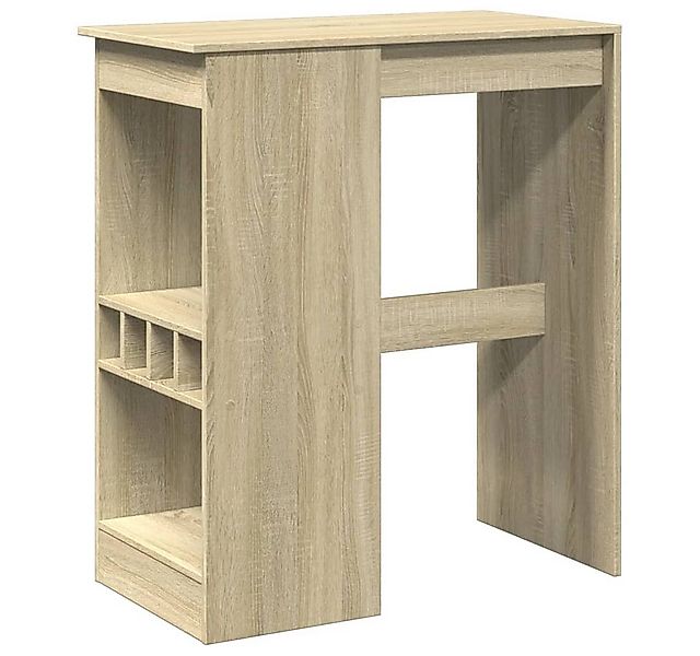 vidaXL Esstisch Bartisch mit Regal Sonoma-Eiche 90x47,5x103,5 cm Holzwerkst günstig online kaufen