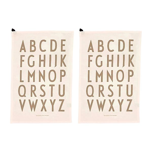 Design Letters Geschirrtuch 40 x 60cm 2er Pack Off white günstig online kaufen