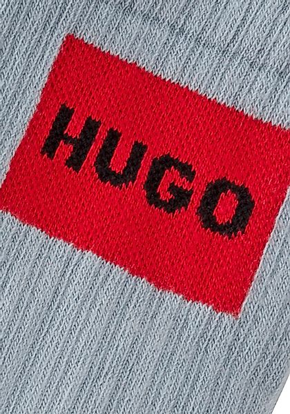 HUGO Freizeitsocken 3P QS RIB LABEL günstig online kaufen
