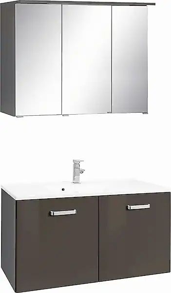 welltime Badmöbel-Set »Ravenna« 2 Stk. tlg. Breite 90 cm, Spiegelschrank un günstig online kaufen