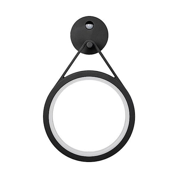 Lucande LED Wandleuchte Außen Mirco 9619146 mit Bewegungsmelder Spritzwasse günstig online kaufen