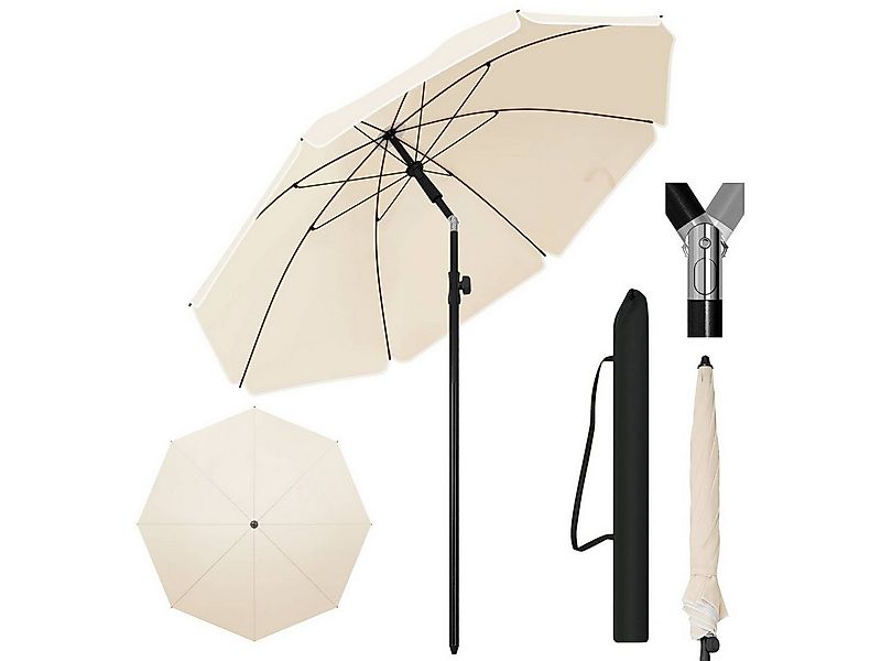 Woltu Esszimmerstuhl, Strandschirm UV-beständig, höhenverstellbar, 45° knic günstig online kaufen