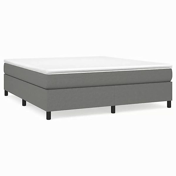 furnicato Bett Bettgestell ohne Matratze Dunkelgrau 180x200 cm Stoff (1-tlg günstig online kaufen