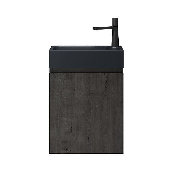 doporro Badmöbel-Set Badezimmerschrank Waschbeckenunterschrank Wandmontage günstig online kaufen