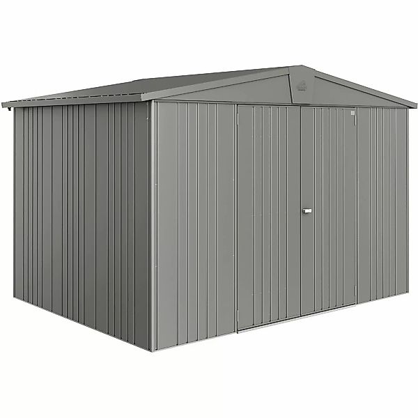 Biohort Metall-Gerätehaus Europa Quarzgrau-Metallic 6,8 m² günstig online kaufen