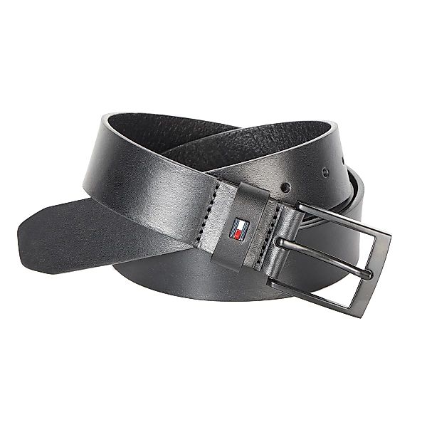 Tommy Hilfiger Gürtel aus Leder Farbe schwarz Größe: 120 günstig online kaufen