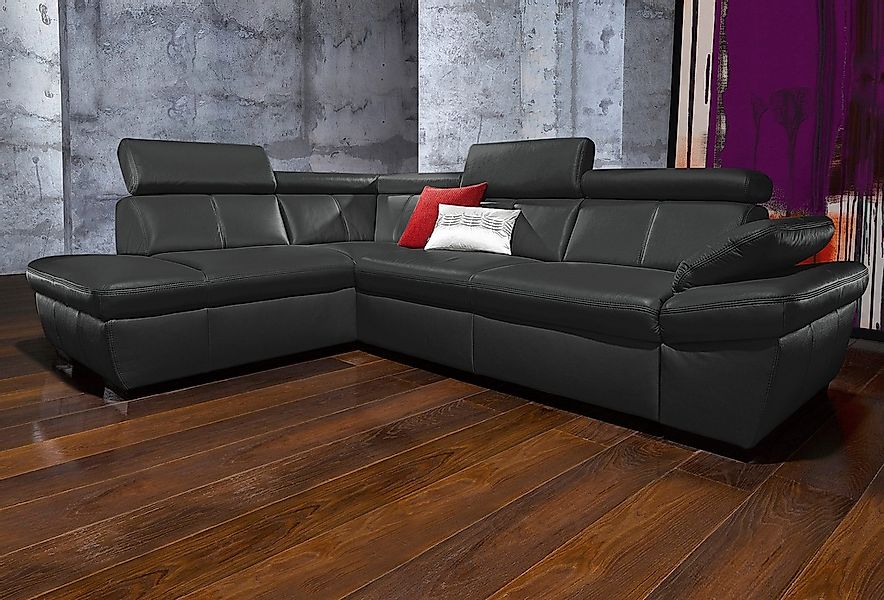 exxpo - sofa fashion Ecksofa "Salerno, Funktionssofa, hoher Sitzkomfort, Br günstig online kaufen