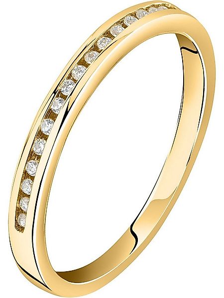 CHRIST Diamantring CHRIST Damen-Damenring 585er Gelbgold 20 Diamant günstig online kaufen