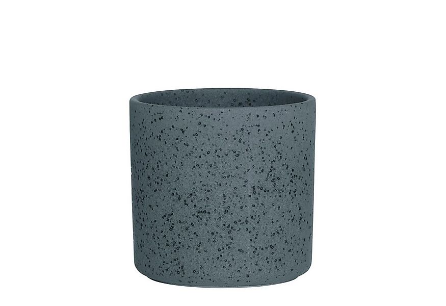 Hakbijl Glass Blumentopf Keramiktöpfe, Höhe: 15cm, Farbe: Schwarz, Motiv: G günstig online kaufen