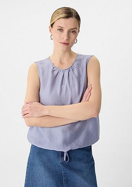 comma casual identity Blusentop Leichtes Blusentop aus Lyocellmix günstig online kaufen