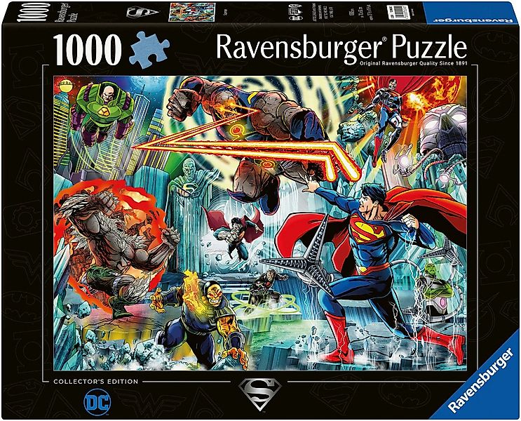 Ravensburger Puzzle DC Comics, Superman, 1000 Puzzleteile, Made in Germany günstig online kaufen