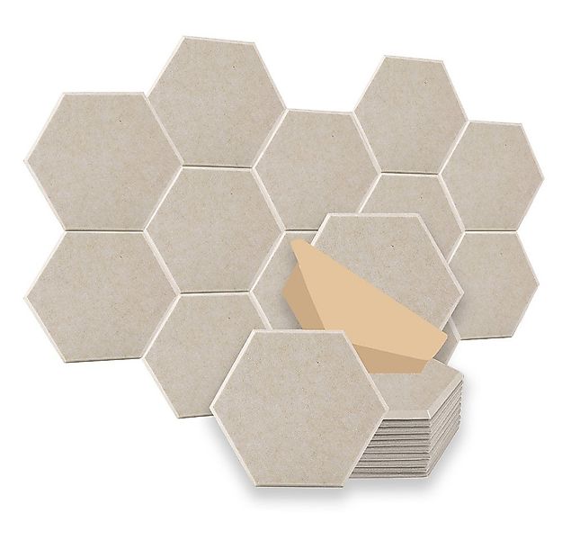 PFCTART Schallschutzpaneel Selbstklebende 6-eckige Akustikpaneele – Schalls günstig online kaufen