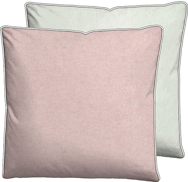 Biberna Kissenbezug Hermal Flanell mit Reißverschluss, günstig online kaufen