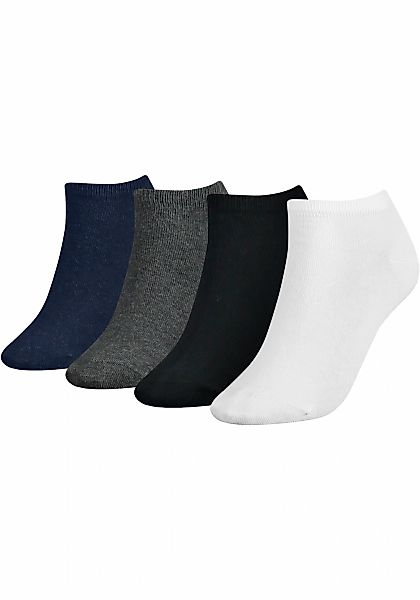 Tommy Hilfiger Sneakersocken "TH WOMEN 4P SNEAKER ECOM", (Packung, 4 Paar, günstig online kaufen