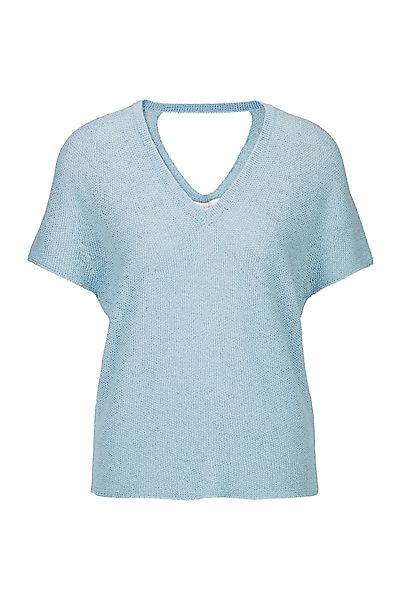 RICHROYAL Kurzarmpullover D-Strick mit zarter Farbgebung günstig online kaufen