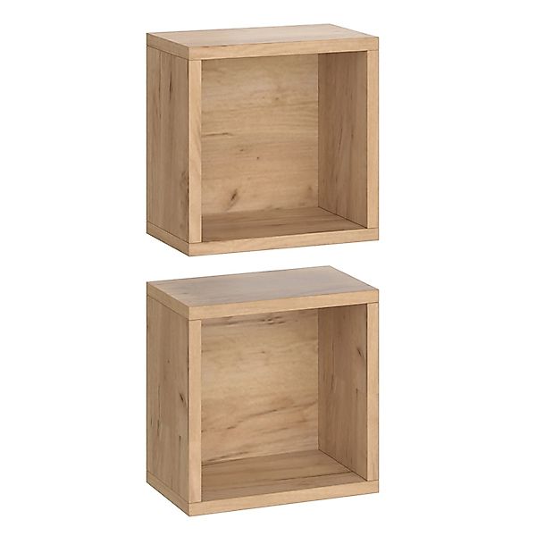 Vicco Hängeschrank Senyo, Goldkraft Eiche/Sonoma, 25 x 25 cm 2er Set (2er S günstig online kaufen