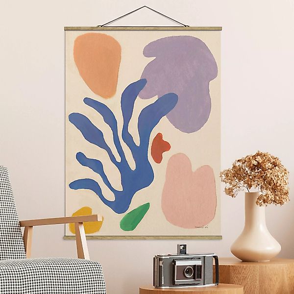 Stoffbild mit Posterleisten Kleiner Matisse II günstig online kaufen