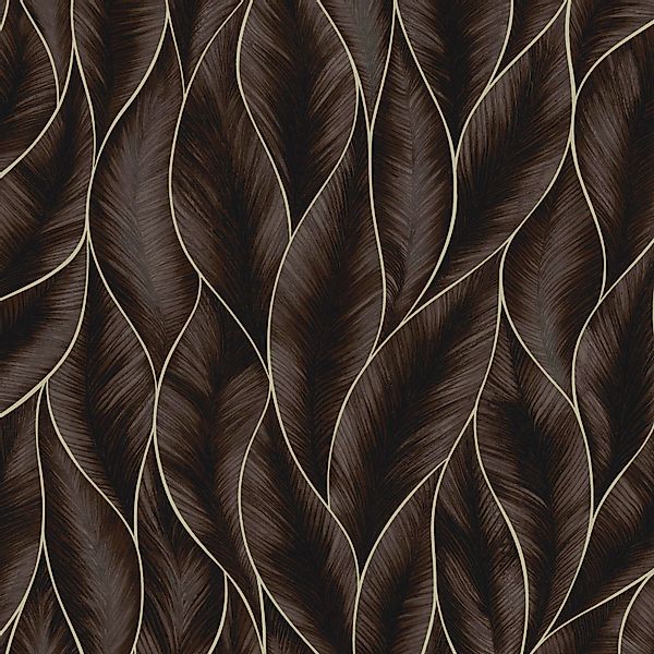 WOW Vliestapete »Subtil Blätter bronze« botanisch geprägt FSC® zertifiziert günstig online kaufen