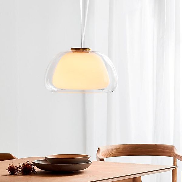 Nordlux Pendelleuchte JELLY, ohne Leuchtmittel, Hängeleuchte,Messingapplika günstig online kaufen