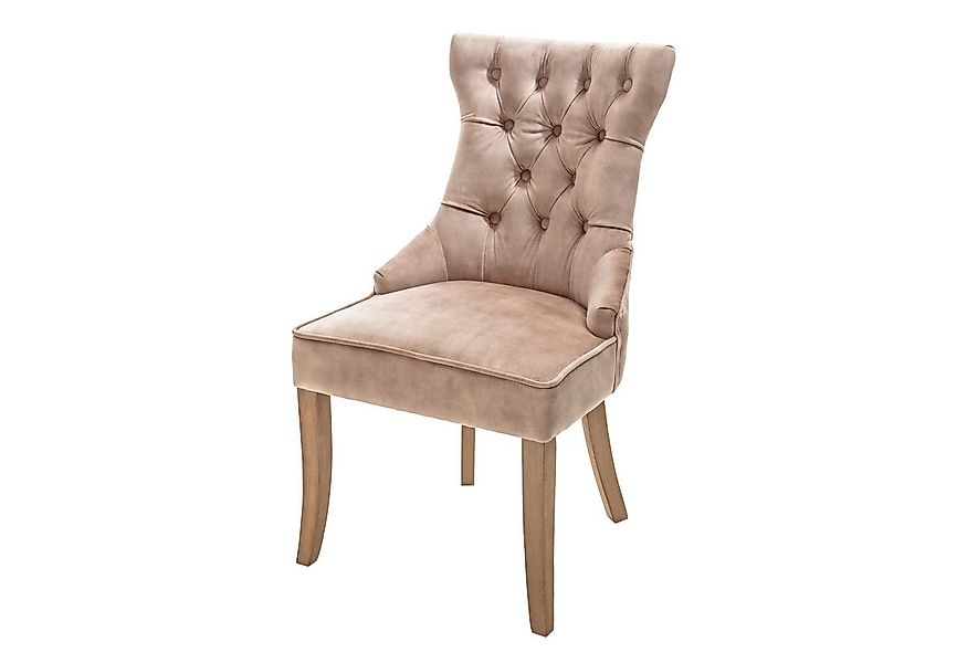 riess-ambiente Polsterstuhl CASTLE coffee, Esszimmer · Samt · Holz · Cheste günstig online kaufen