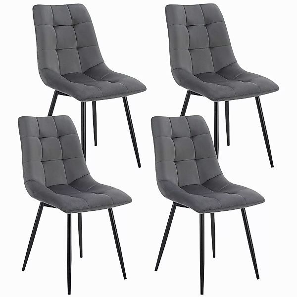 Juskys Esszimmerstuhl Blanca (4 St), bequeme günstig online kaufen