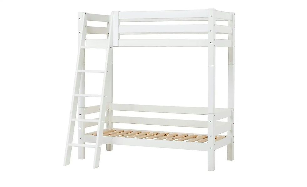 Hoppekids Etagenbett  ECO Luxury ¦ weiß ¦ Maße (cm): B: 124 H: 177 Betten > günstig online kaufen