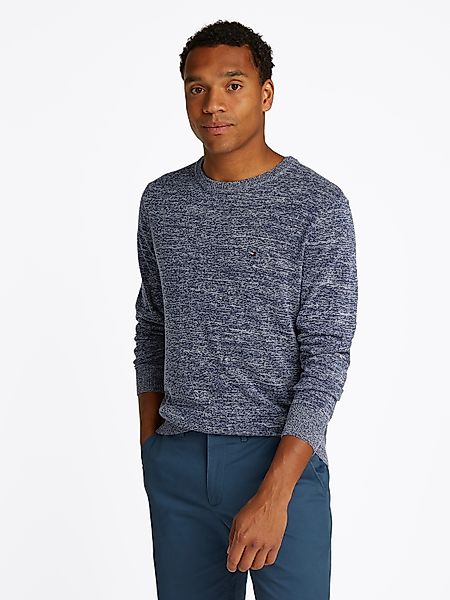 Tommy Hilfiger Rundhalspullover COTTON LINEN CREW günstig online kaufen