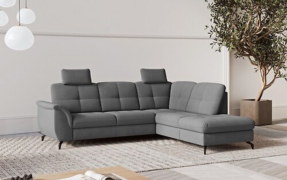 sit&more Ecksofa "Zora L-Form", wahlweise mit Bettfunktion und Bettkasten günstig online kaufen
