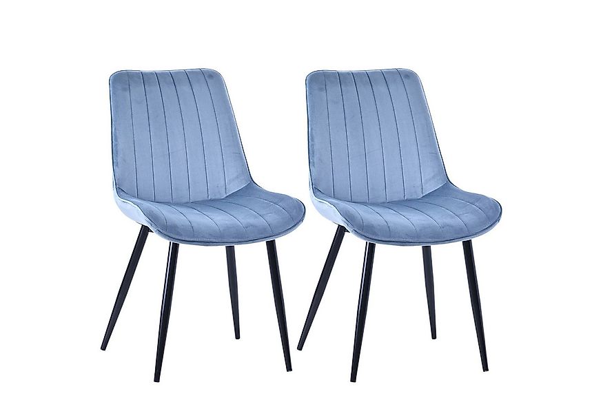 HOMAVO Esszimmerstuhl YZ1 STUHL-SET 2 Stück in Stoff oder Kunstleder – mode günstig online kaufen