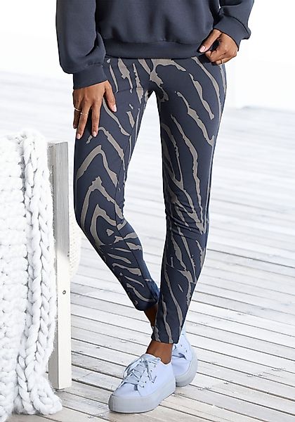 LASCANA Leggings mit Zebramuster und breitem günstig online kaufen