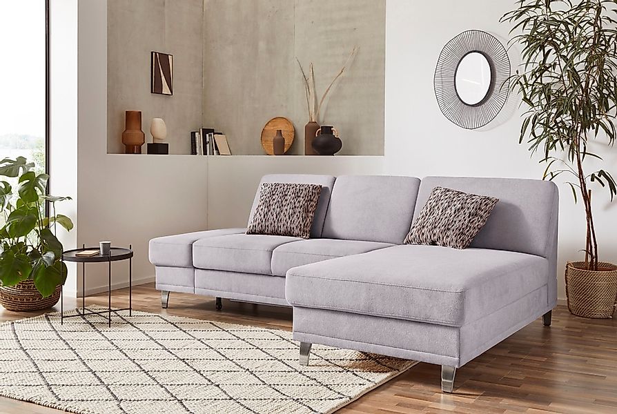 sit&more Ecksofa "Clio L-Form" wahlweise mit Bettfunktion oder Vorziehsitz günstig online kaufen