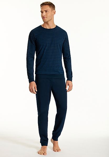 uncover by SCHIESSER Schlafanzug "Uncover Nightwear" 2 Stk. tlg., Langarm, günstig online kaufen
