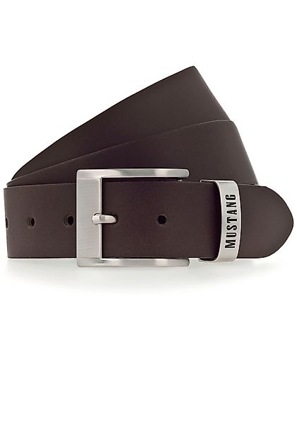 MUSTANG Ledergürtel, Feine Haarnarbung, Vintagecharakter, 4 cm günstig online kaufen