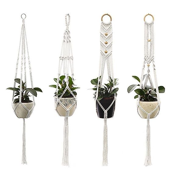 Coonoor Dekohänger Makramee Blumenampel, Blumentopf Pflanzen günstig online kaufen