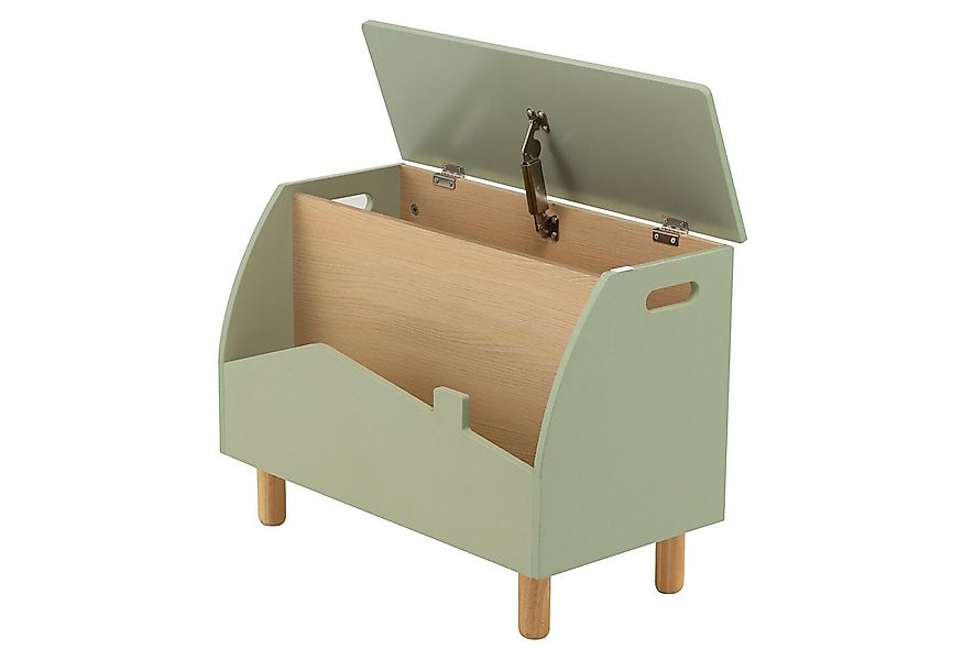 COSTWAY Spielzeugtruhe Kinderregal, aus Holz, 60 x 30 x 44 cm günstig online kaufen