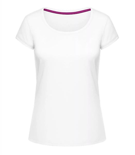 Frauen T-Shirt U-Ausschnitt günstig online kaufen