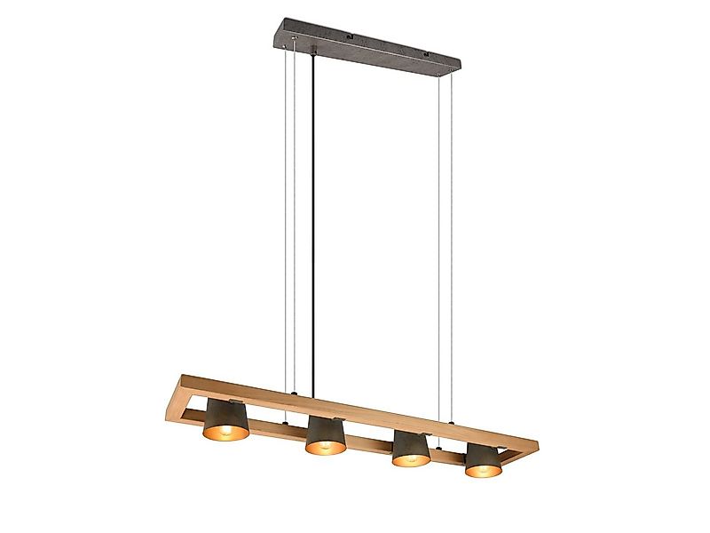 TRIO Leuchten LED Pendelleuchte, Dimmfunktion, LED wechselbar, Warmweiß, Ho günstig online kaufen