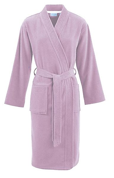 Carl Ross Unisex-Bademantel 41110, Midilänge, Walkfrottier, Kimono-Kragen, günstig online kaufen