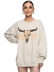 Worldclassca Sweatshirt Worldclassca Oversized Sweatshirt Print günstig online kaufen