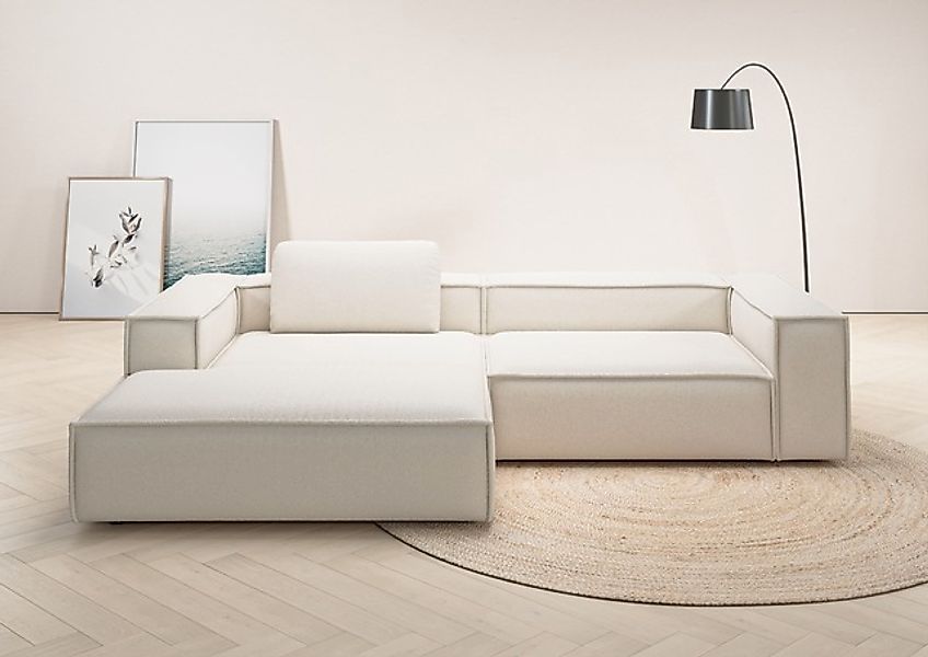 Home affaire Ecksofa »Watertown, modernes XXL L-Form, 306 cm breit« Großzüg günstig online kaufen