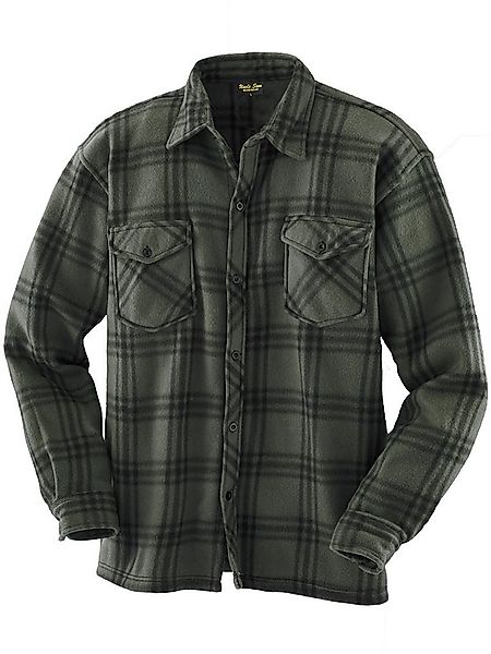 Uncle Sam Langarmhemd Herren Fleece-Hemd mit Karomuster - Arbeitshemd Fleec günstig online kaufen