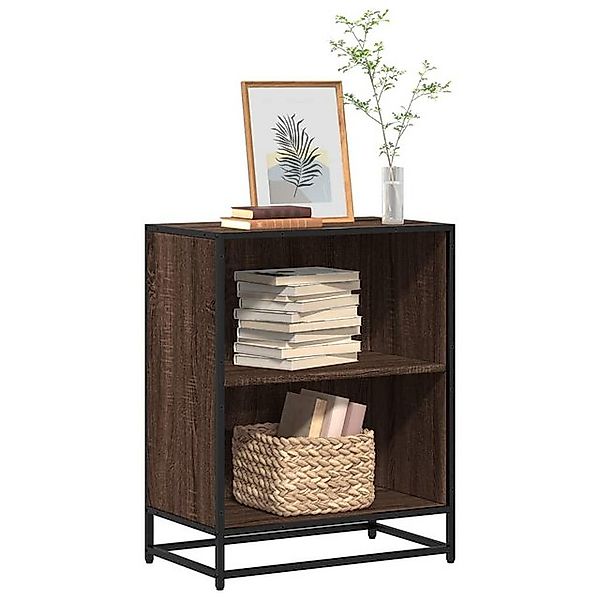 vidaXL Bücherregal Bücherregal Braun Eichen-Optik 60x35x76 cm Holzwerkstoff günstig online kaufen