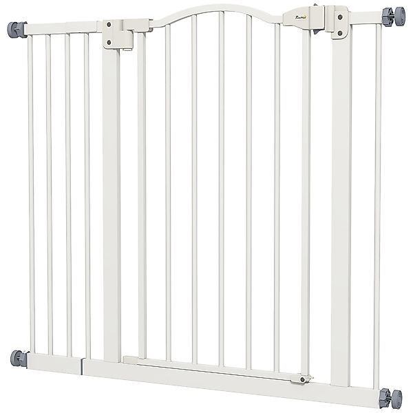 PawHut Hundeschutzgitter Erweiterbar 74-94 cm für Türen und Treppen Hundesi günstig online kaufen